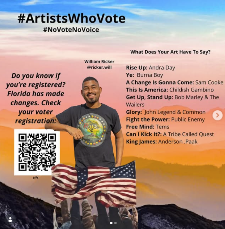 William Ricker, Author #ArtistsWhoVote